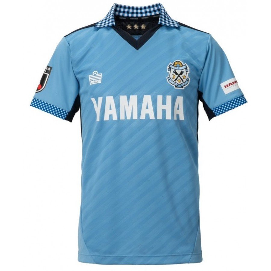 8SM2 JUBILO IWATA ゲームシャツ　オフィシャルグッズ　青　古着 Camisa I Jubilo Iwata 2024 Admiral oficial